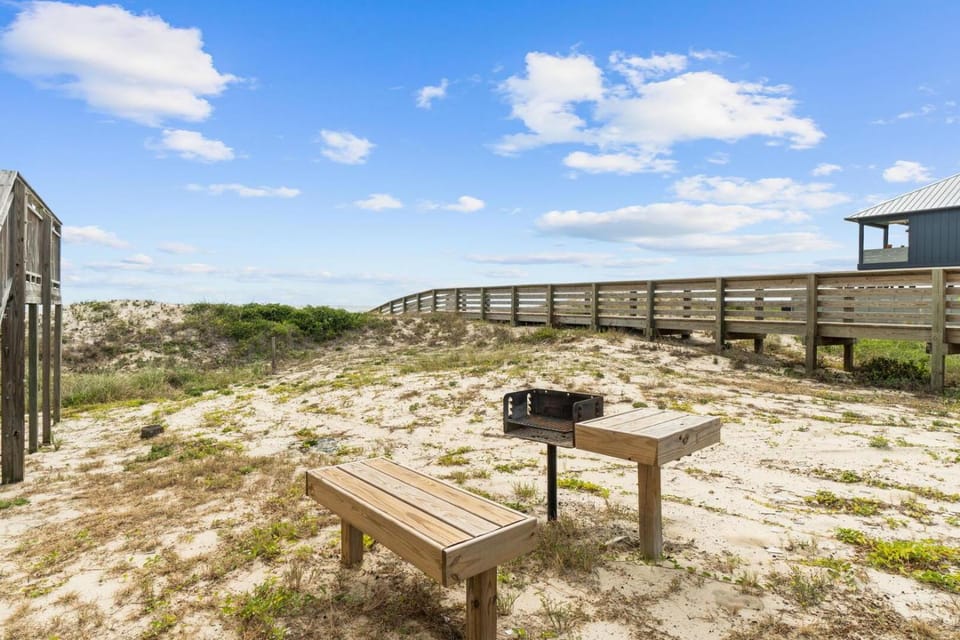 Sunflower Mama-Beachfront-pet friendly House in Saint George Island