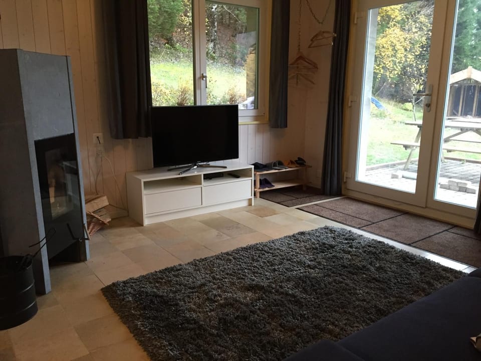 Day, TV and multimedia, Living room, Garden view