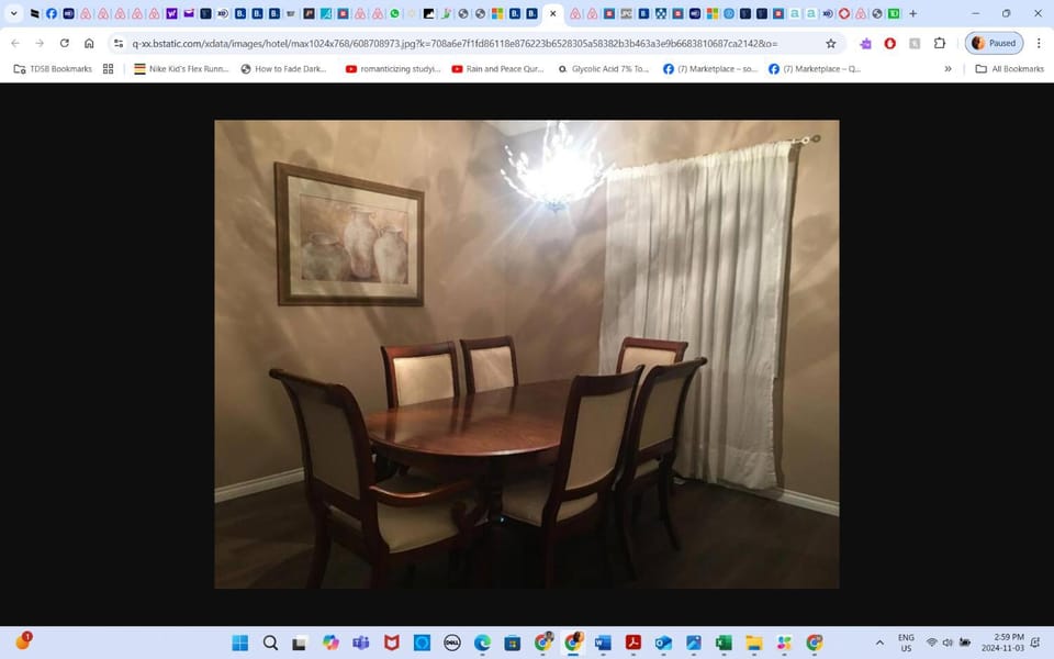 Dining area
