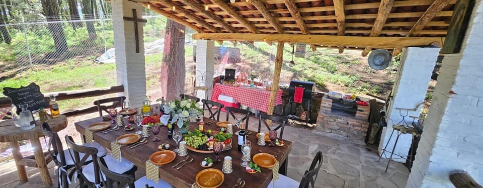 Patio, Day, BBQ facilities, Dining area