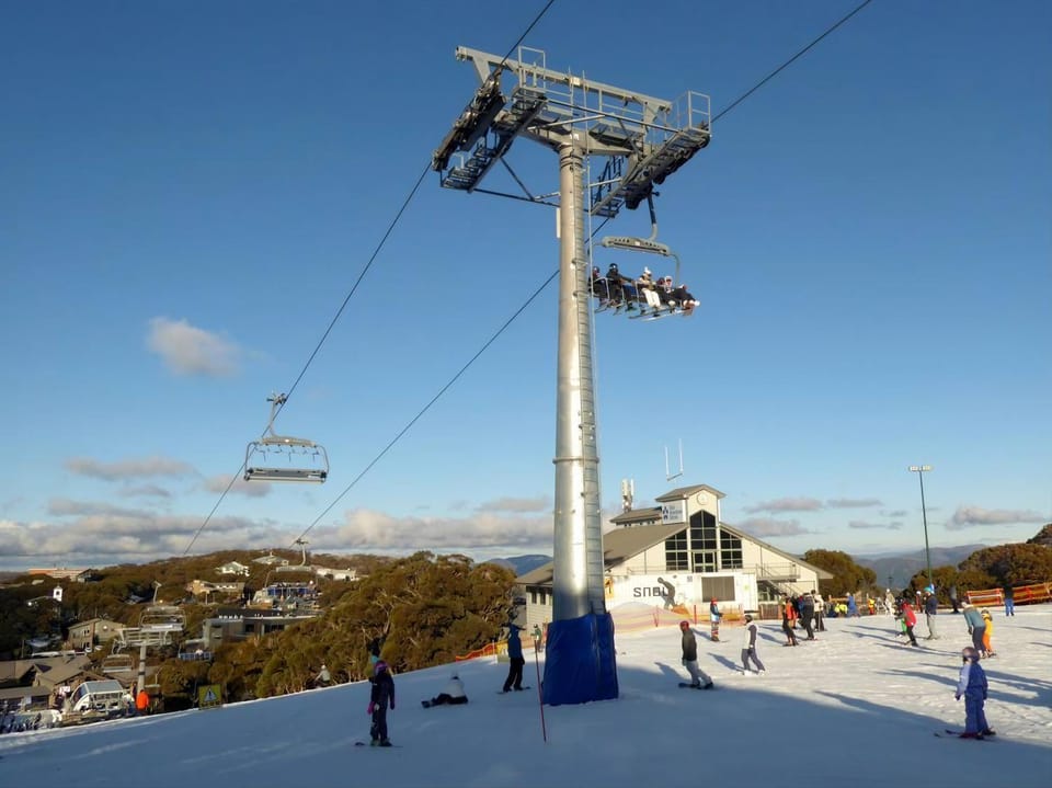 Day, People, Winter, Skiing, Skiing, group of guests