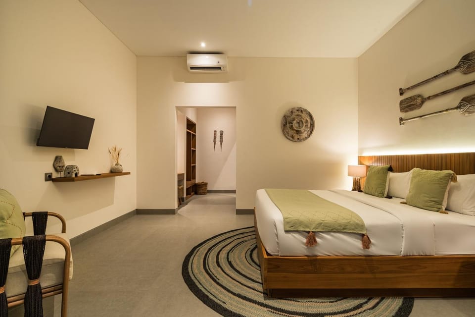 Bed, TV and multimedia, Bedroom, air conditioner