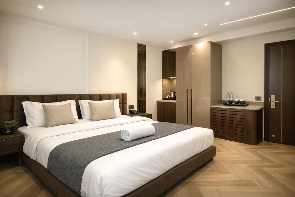 Bed, Coffee/tea facilities, Photo of the whole room, Bedroom, wardrobe
