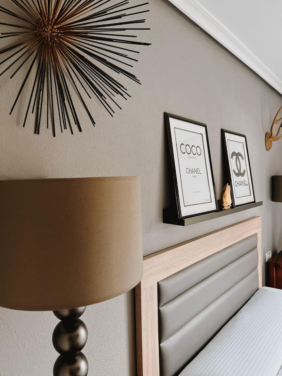 Bed, Decorative detail, Bedroom