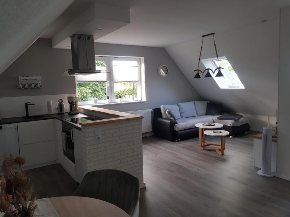 Kitchen or kitchenette, Living room