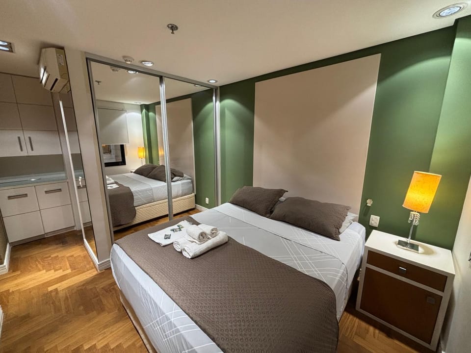 Hotel Luxo 4 estrelas Moema Ibirapuera com cozinha 615 Apartment in Sao Paulo City