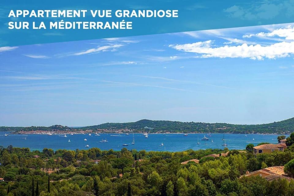 Les Restanques Roses 1178 vue mer Apartment in Grimaud