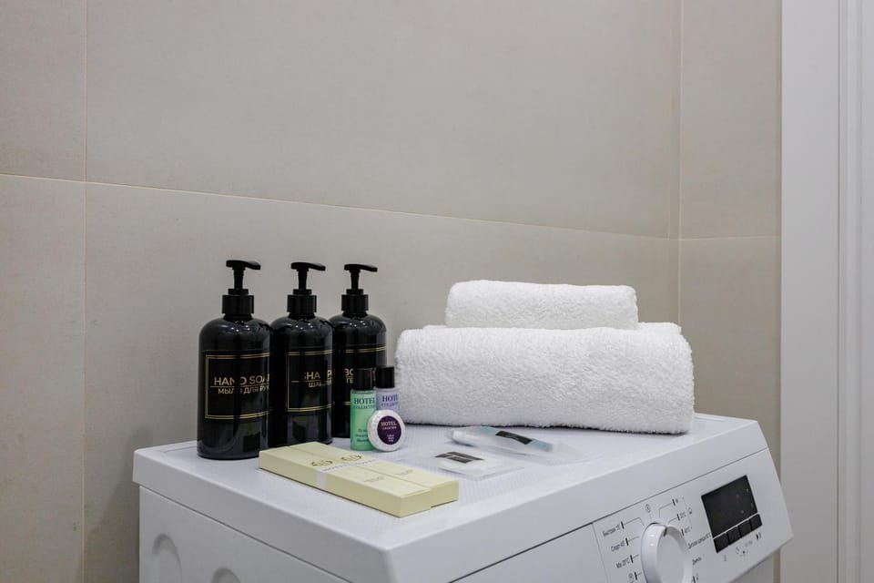 towels, washing machine