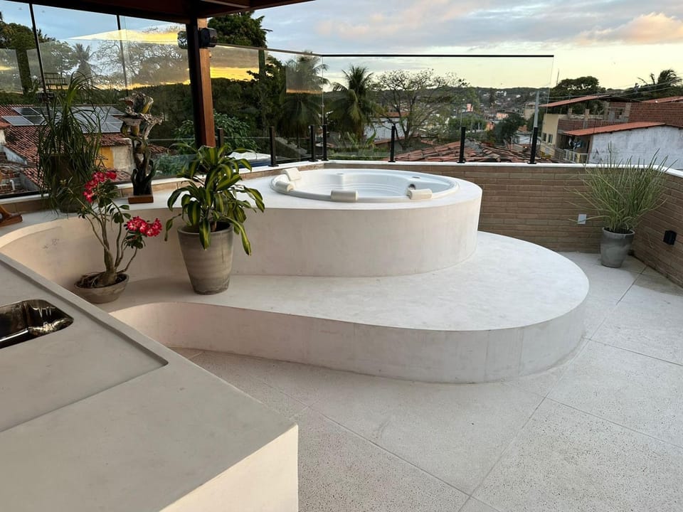 View (from property/room), Balcony/Terrace, Balcony/Terrace, Open Air Bath