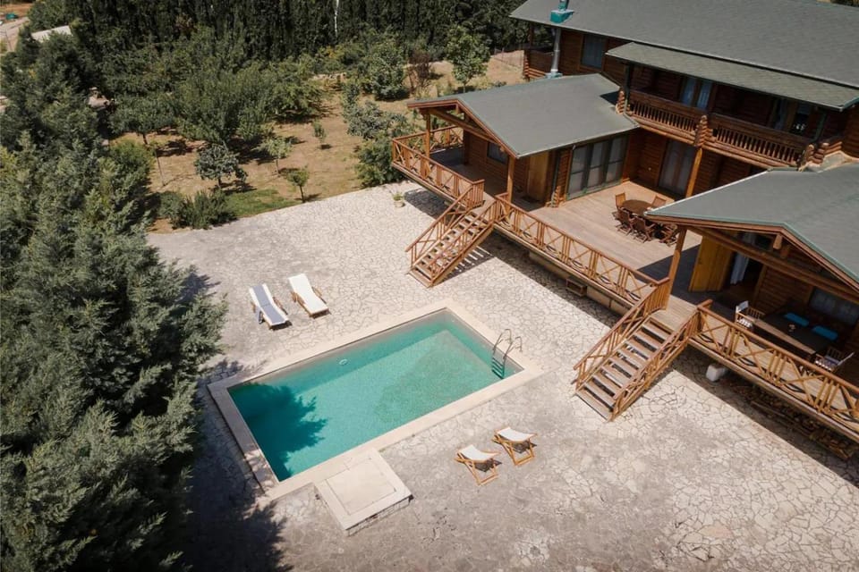 Property building, Patio, Day, Pool view, Swimming pool