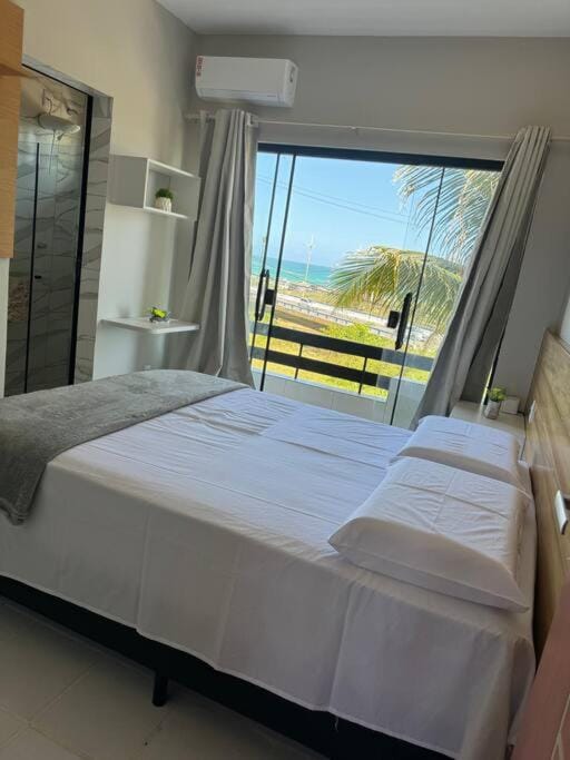 Bed, Natural landscape, View (from property/room), Photo of the whole room, air conditioner