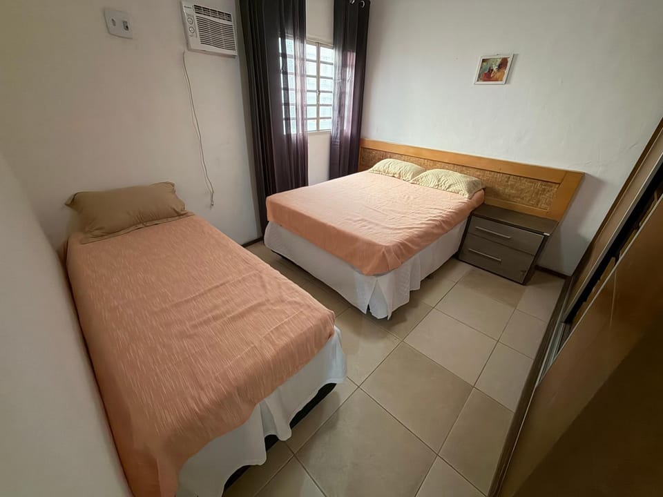 Bed, Photo of the whole room, Bedroom, air conditioner