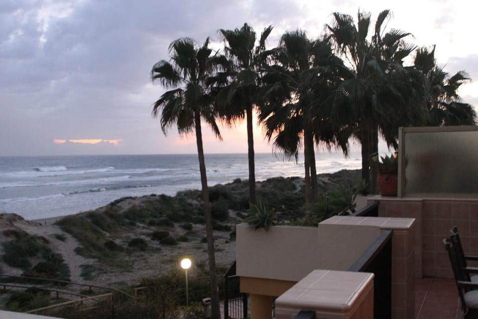 Night, Balcony/Terrace, Beach