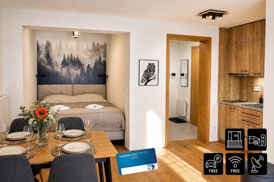 Bed, Kitchen or kitchenette, Living room, Photo of the whole room, Seating area, Dining area, Bedroom, kitchen