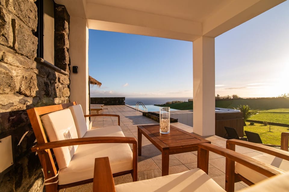 Patio, Day, Natural landscape, Sea view