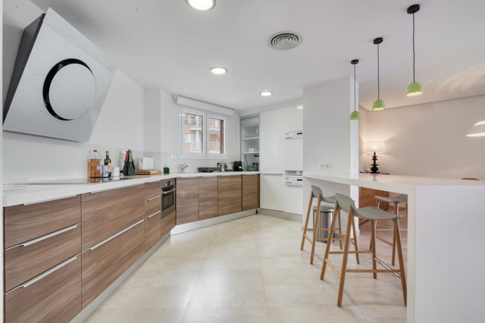 Kitchen or kitchenette, Living room