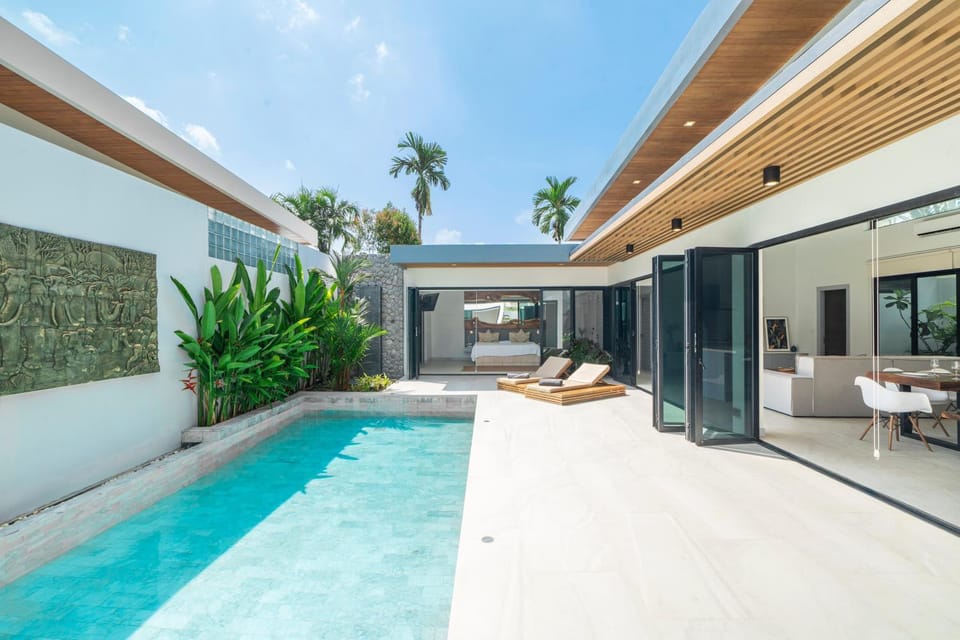 Private Pool Villa 4BR Bangtao and Layan Beach in Cheong Thalea, Phuket Villa in Choeng Thale
