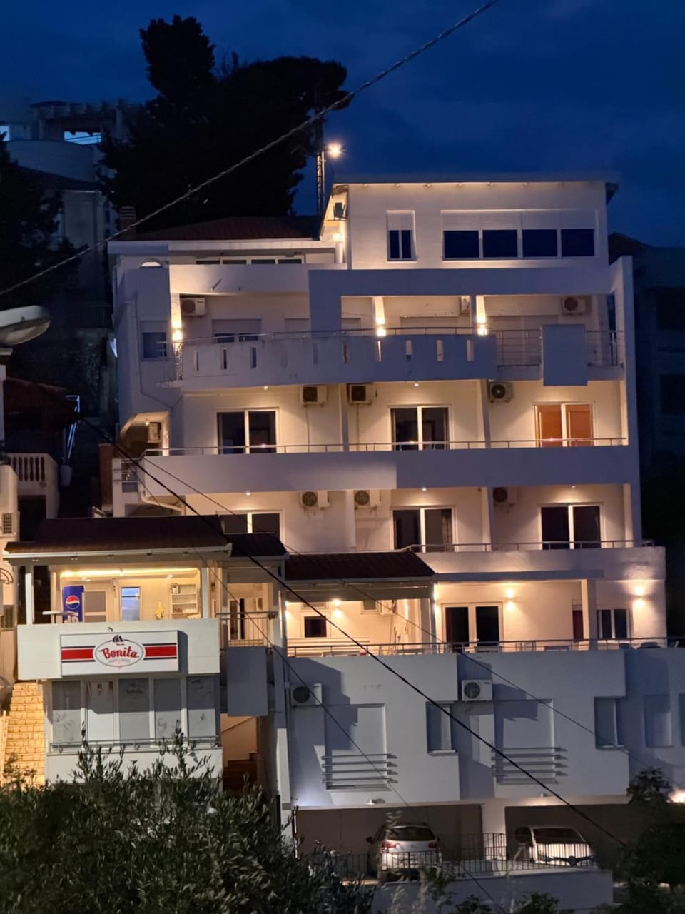 Property building, Night