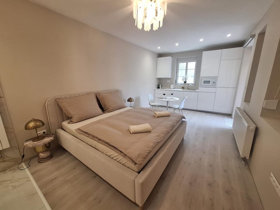 Kitchen or kitchenette, Bedroom