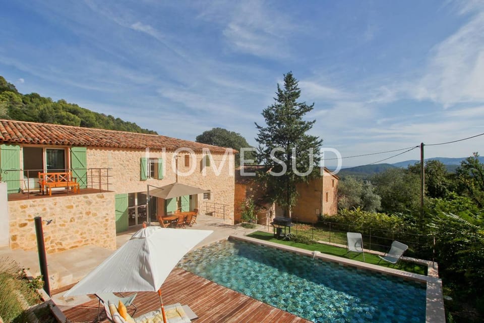Natural landscape, Mountain view, Swimming pool
