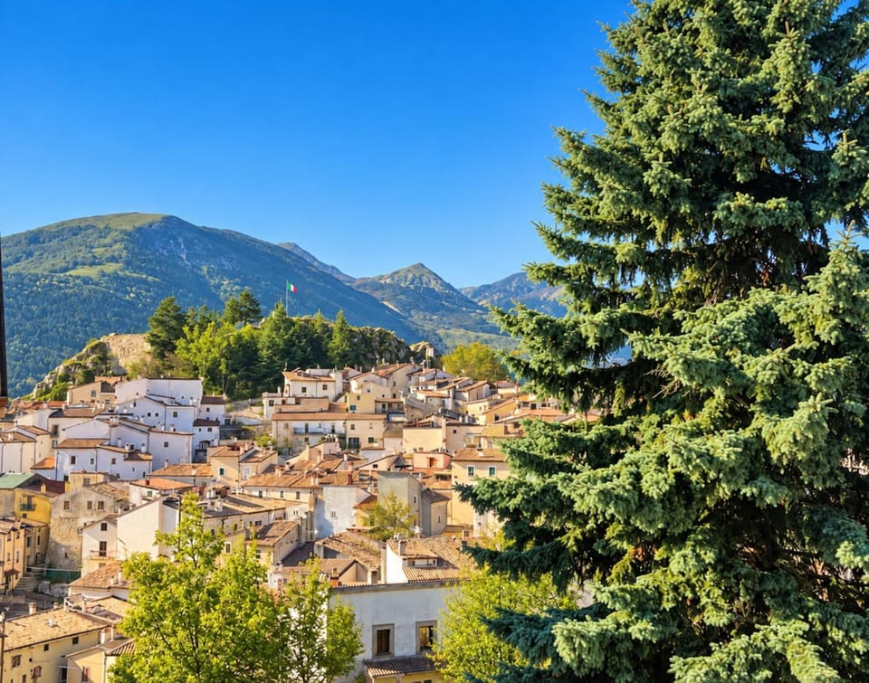 Nearby landmark, Natural landscape, City view, Mountain view