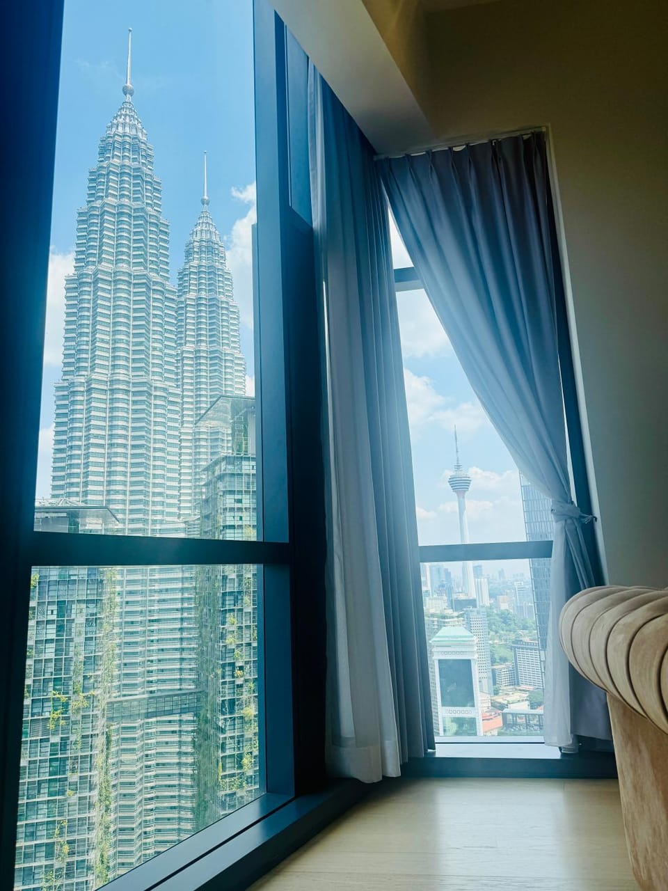 Living room, City view