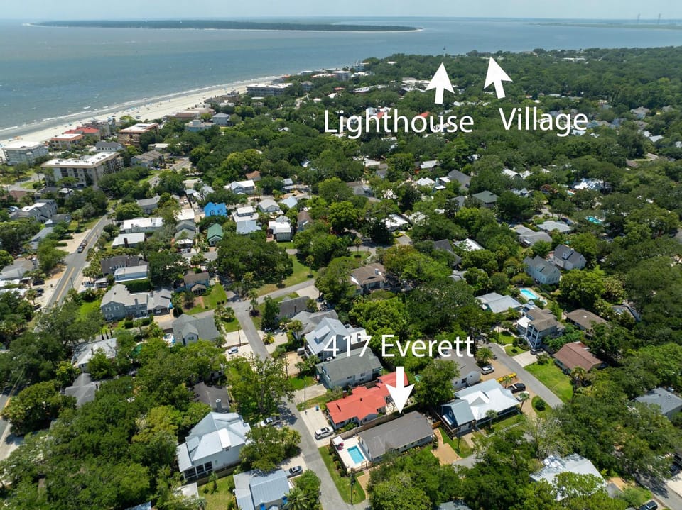 Coast Guard Cottage - 417 Everett St House in Saint Simons Island