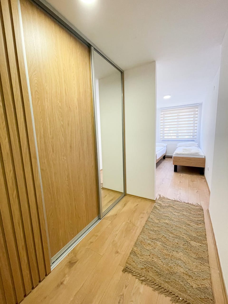 Photo of the whole room, wardrobe