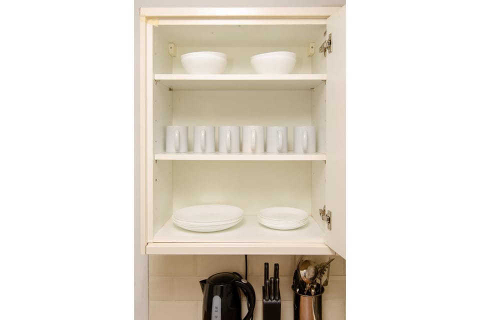 Kitchen or kitchenette, wardrobe
