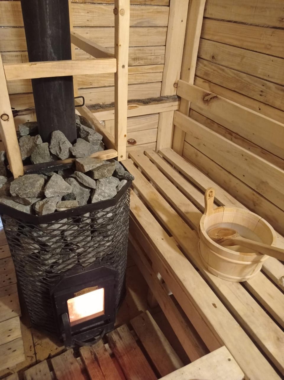 Sauna, Sauna, Seating area