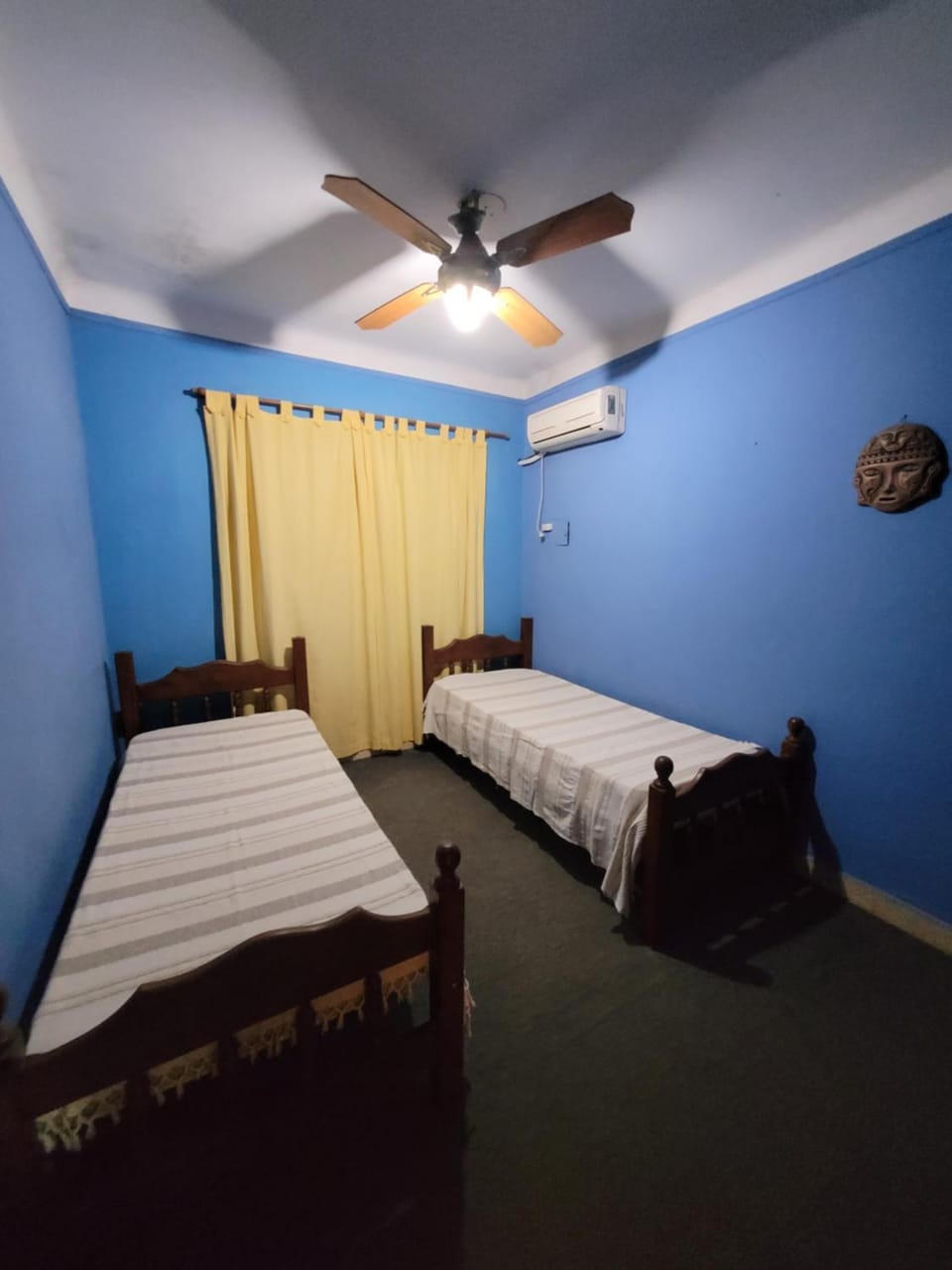 Bed, Photo of the whole room, Bedroom, air conditioner