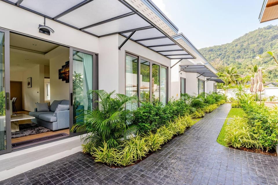 Property building, Garden view