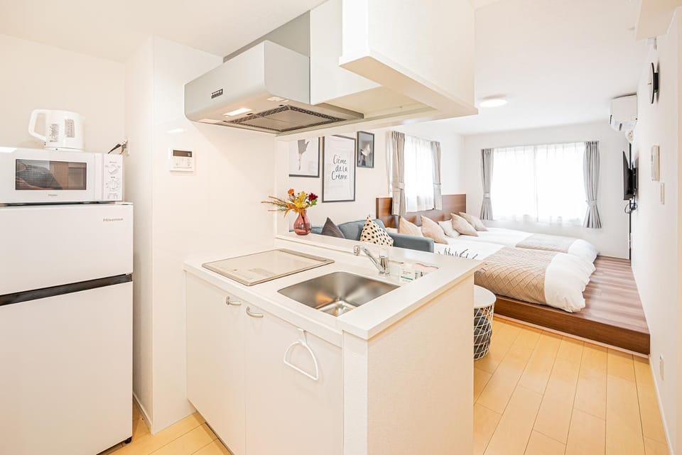 Bed, TV and multimedia, Kitchen or kitchenette
