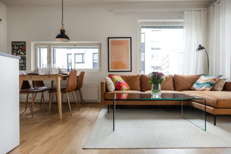 Living room, Seating area, Dining area