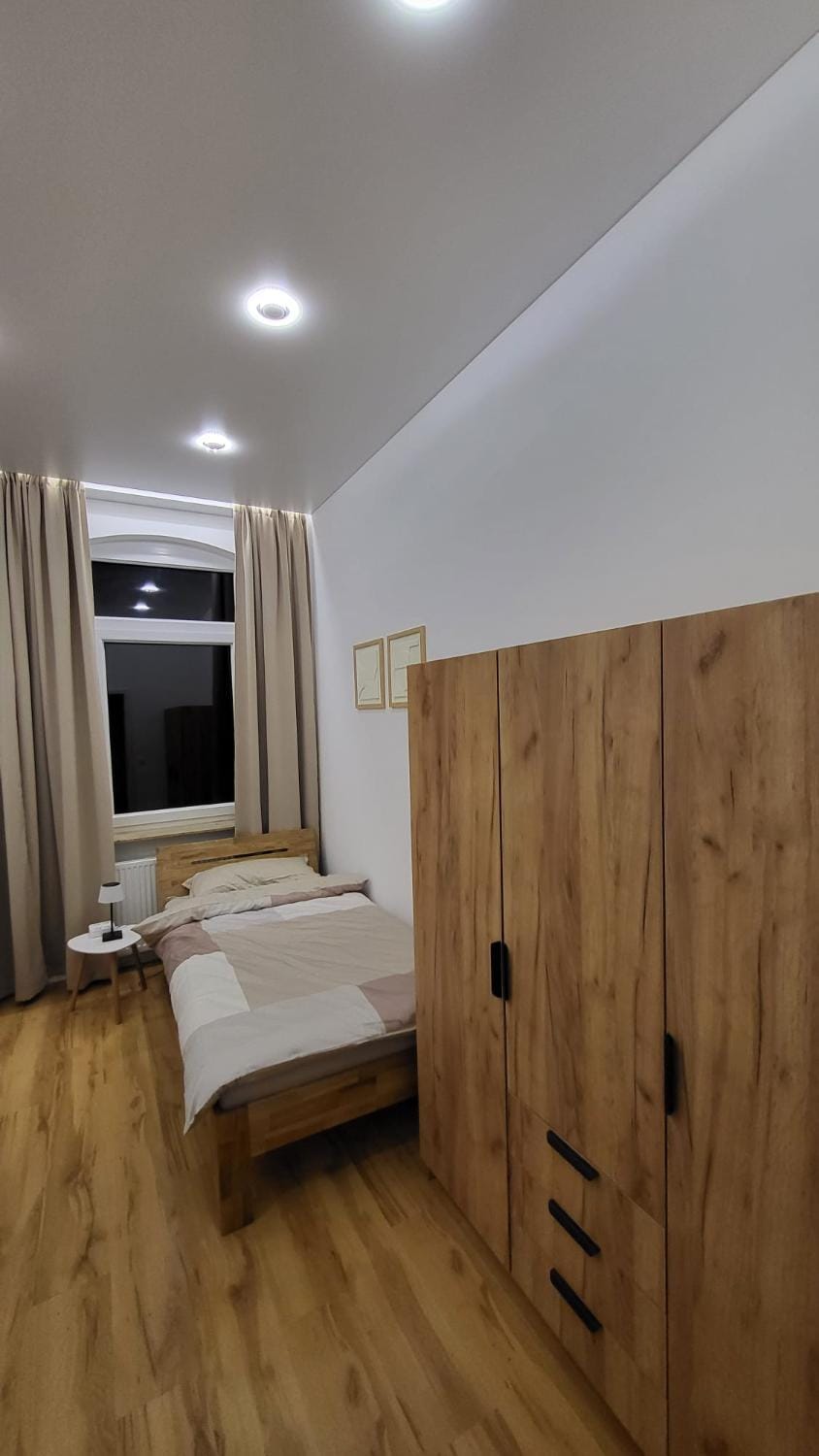 Bed, Photo of the whole room, Bedroom, wardrobe