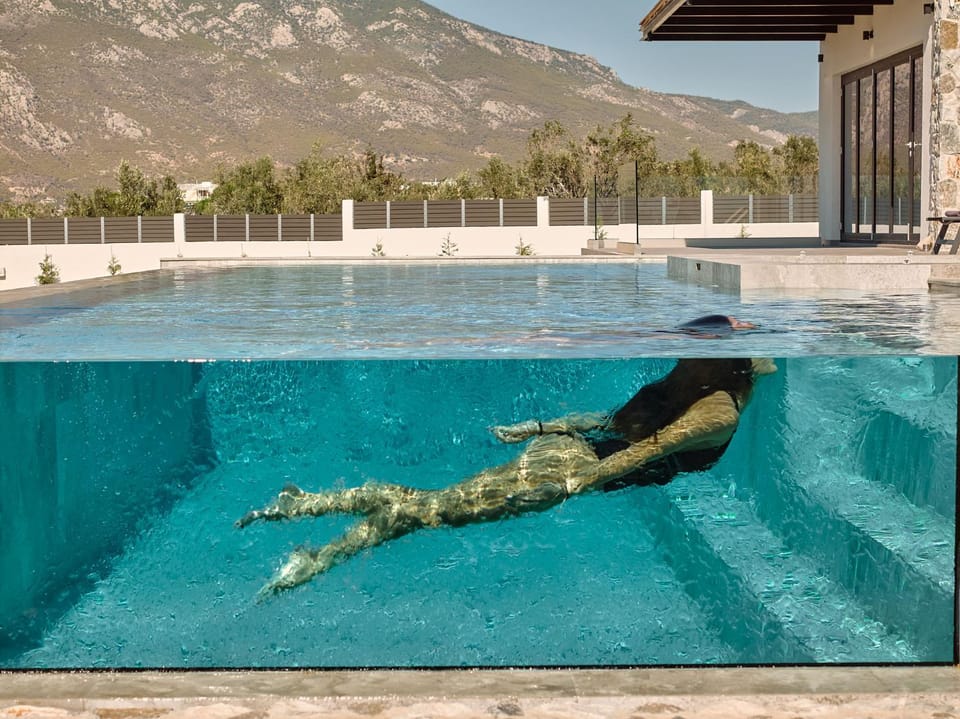 Day, Natural landscape, Mountain view, Pool view, Swimming pool