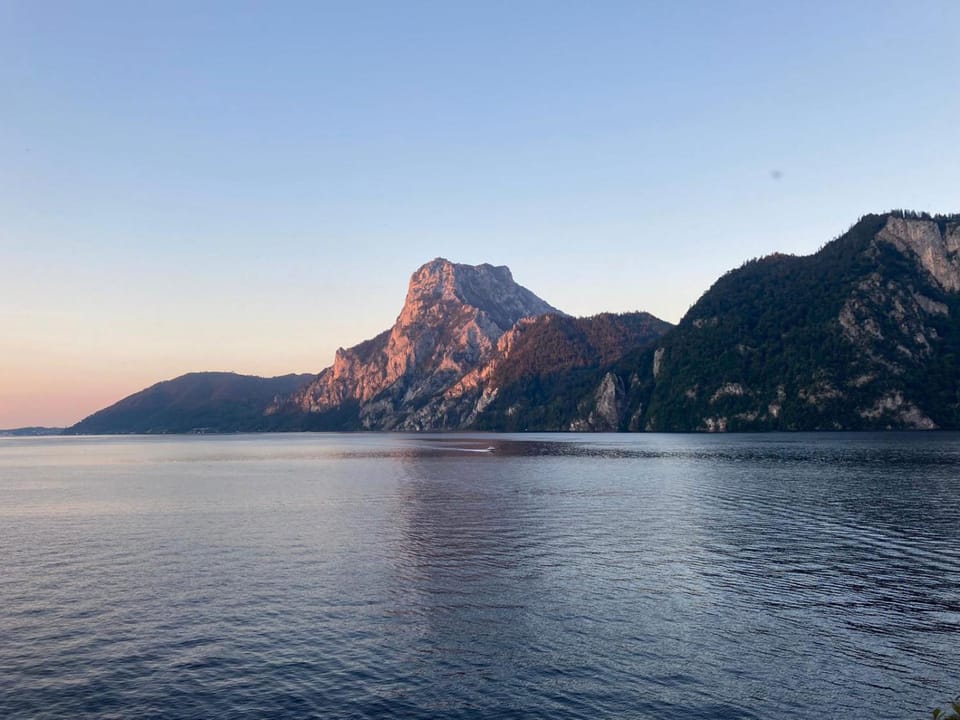 Nearby landmark, Natural landscape, Lake view, Mountain view