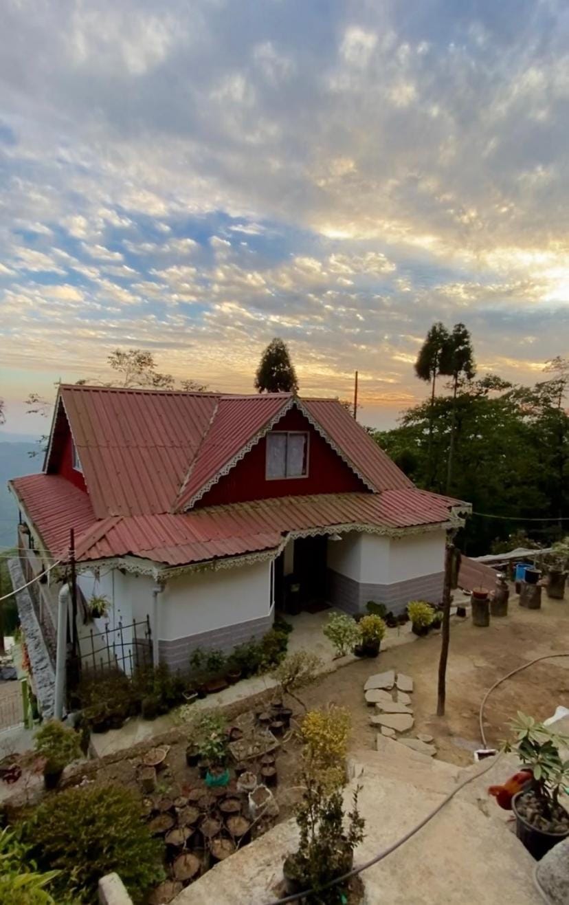Property building, Natural landscape, Sunset