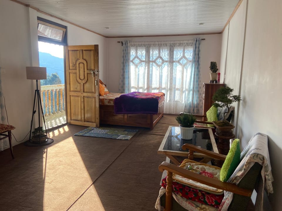 Bed, View (from property/room), Balcony/Terrace, Photo of the whole room