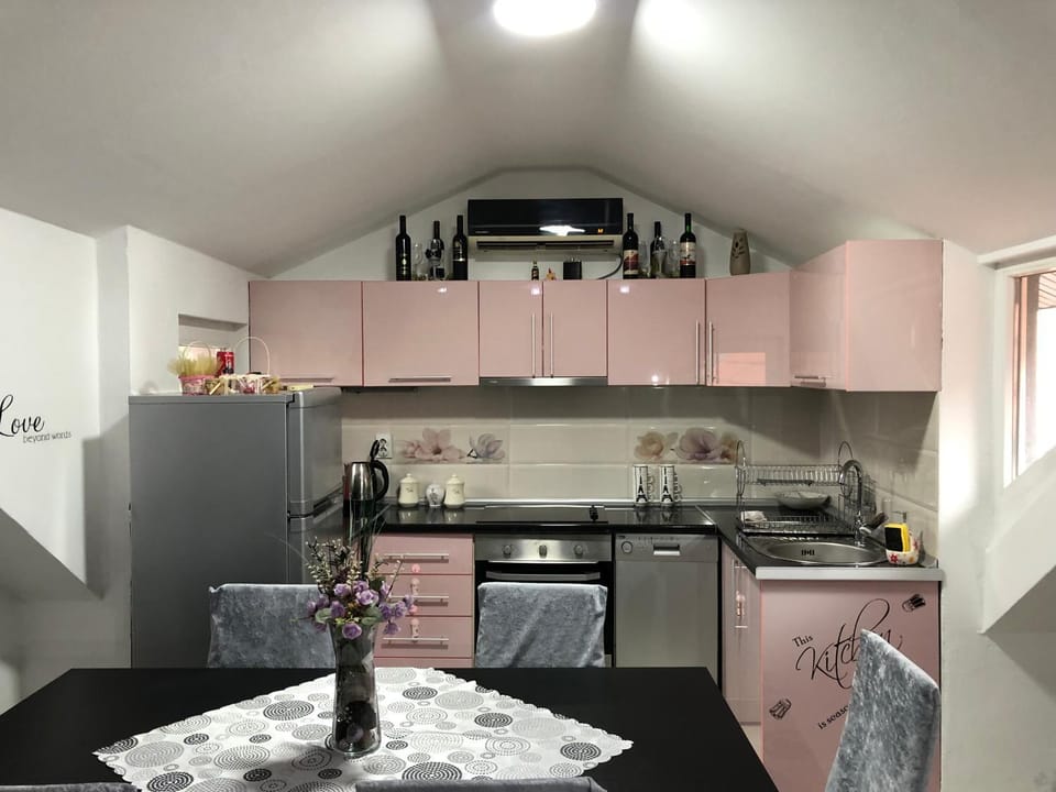 Kitchen or kitchenette, Dining area, dishwasher, oven