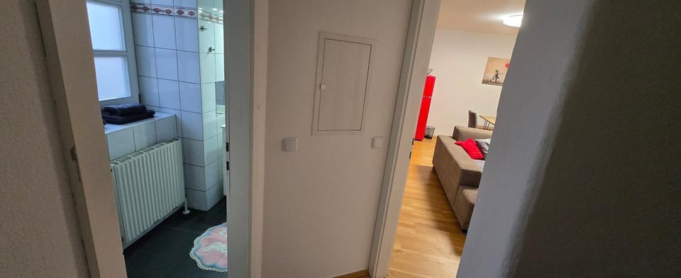 Bathroom, View (from property/room), Living room