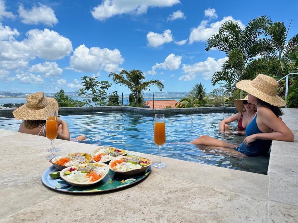 Natural landscape, Pool view, Swimming pool