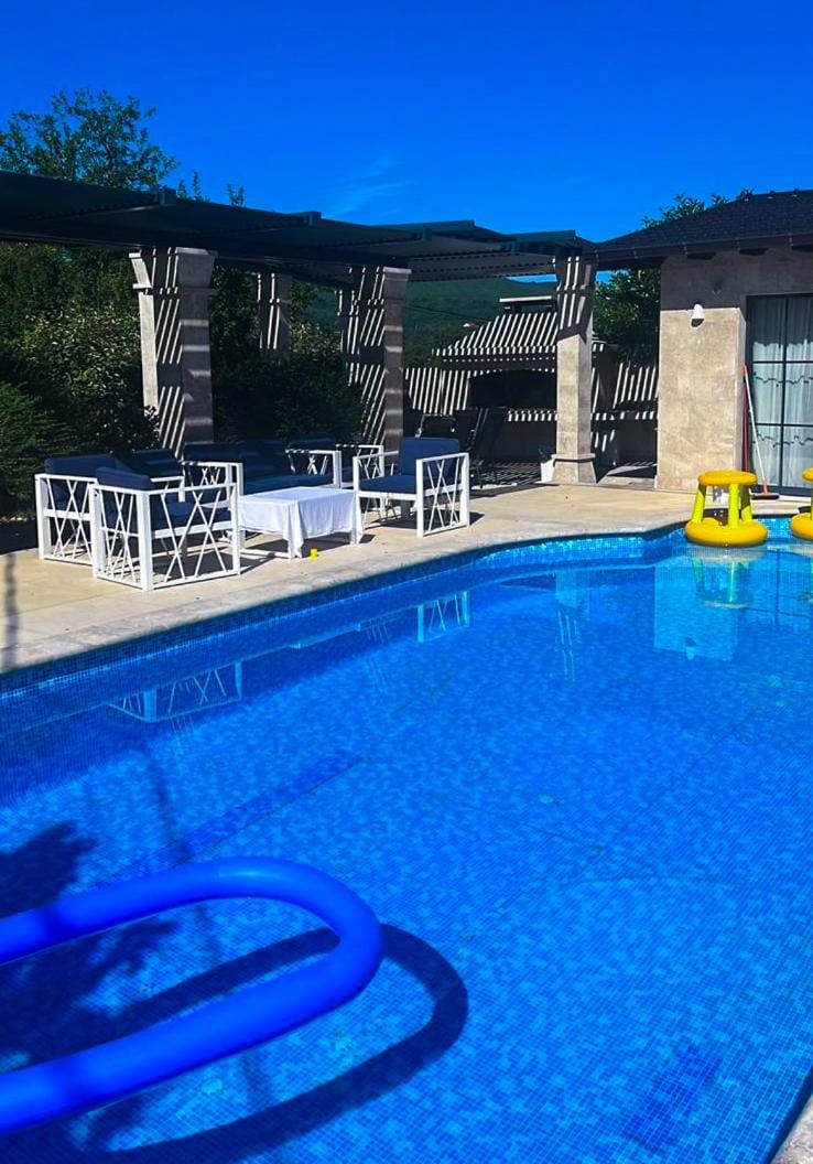 Pool view, Swimming pool, sunbed