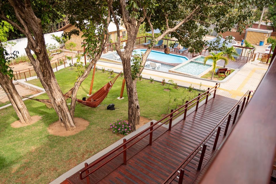 Garden view, Pool view, Swimming pool, sunbed