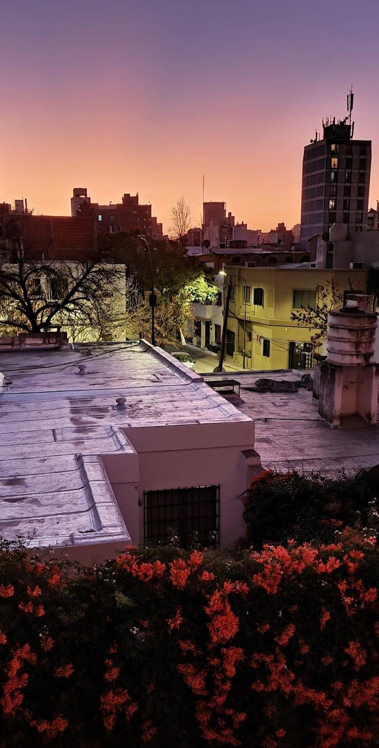 City view, Sunset