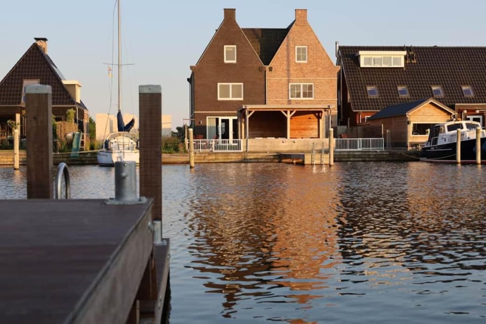 Exclusive Water Villa for 10 with Jetty & Terrace Villa in Friesland, Netherlands