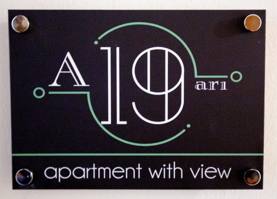 Property logo or sign, Text overlay