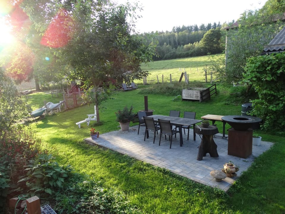 Property building, BBQ facilities, Garden