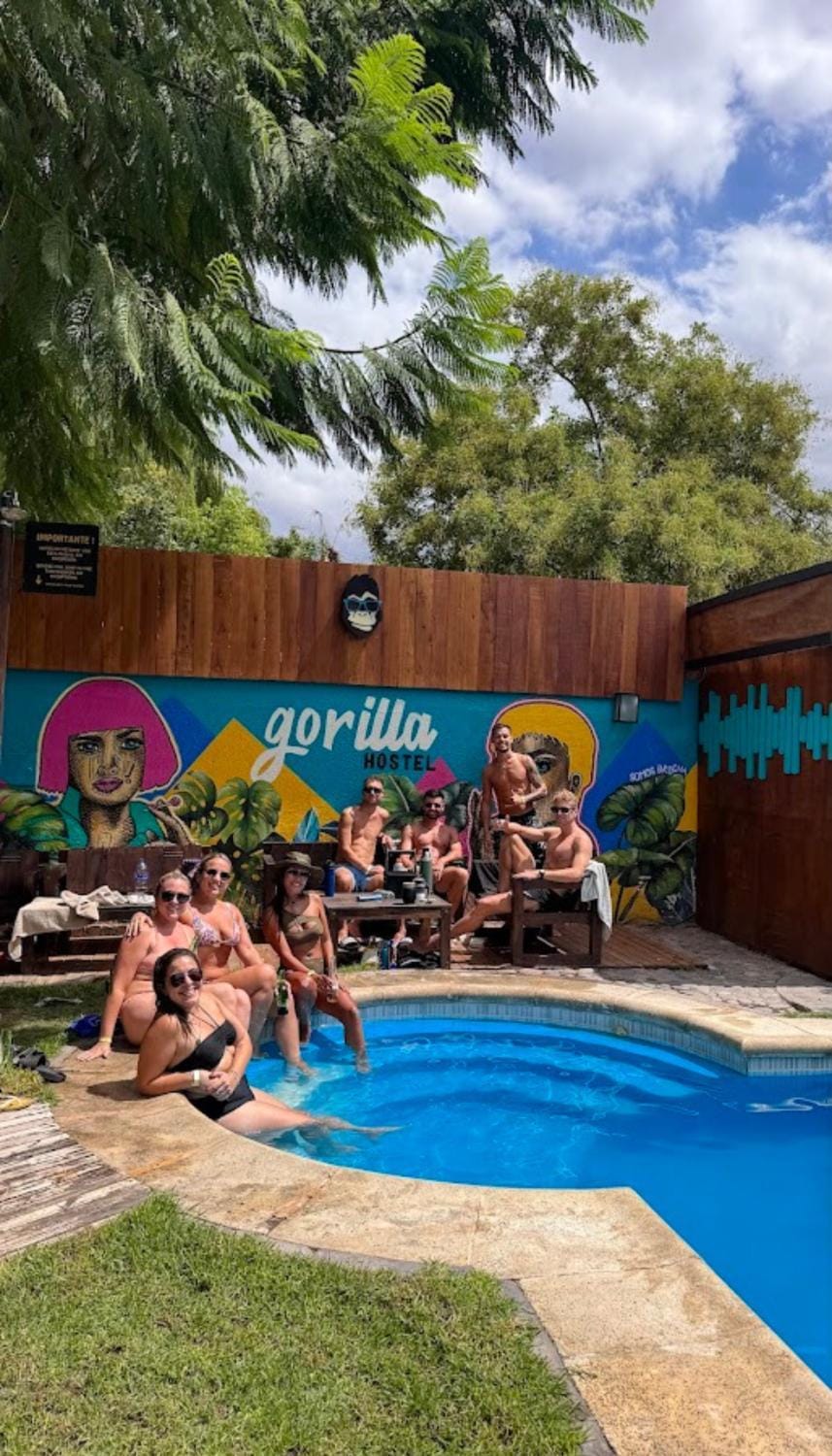 Garden, Swimming pool, group of guests