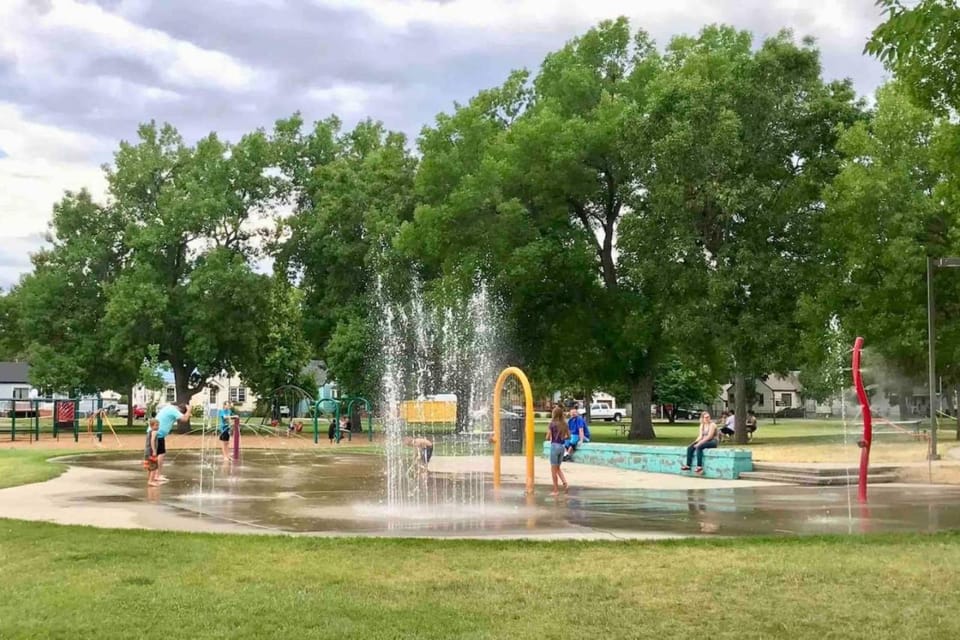 Natural landscape, Children play ground